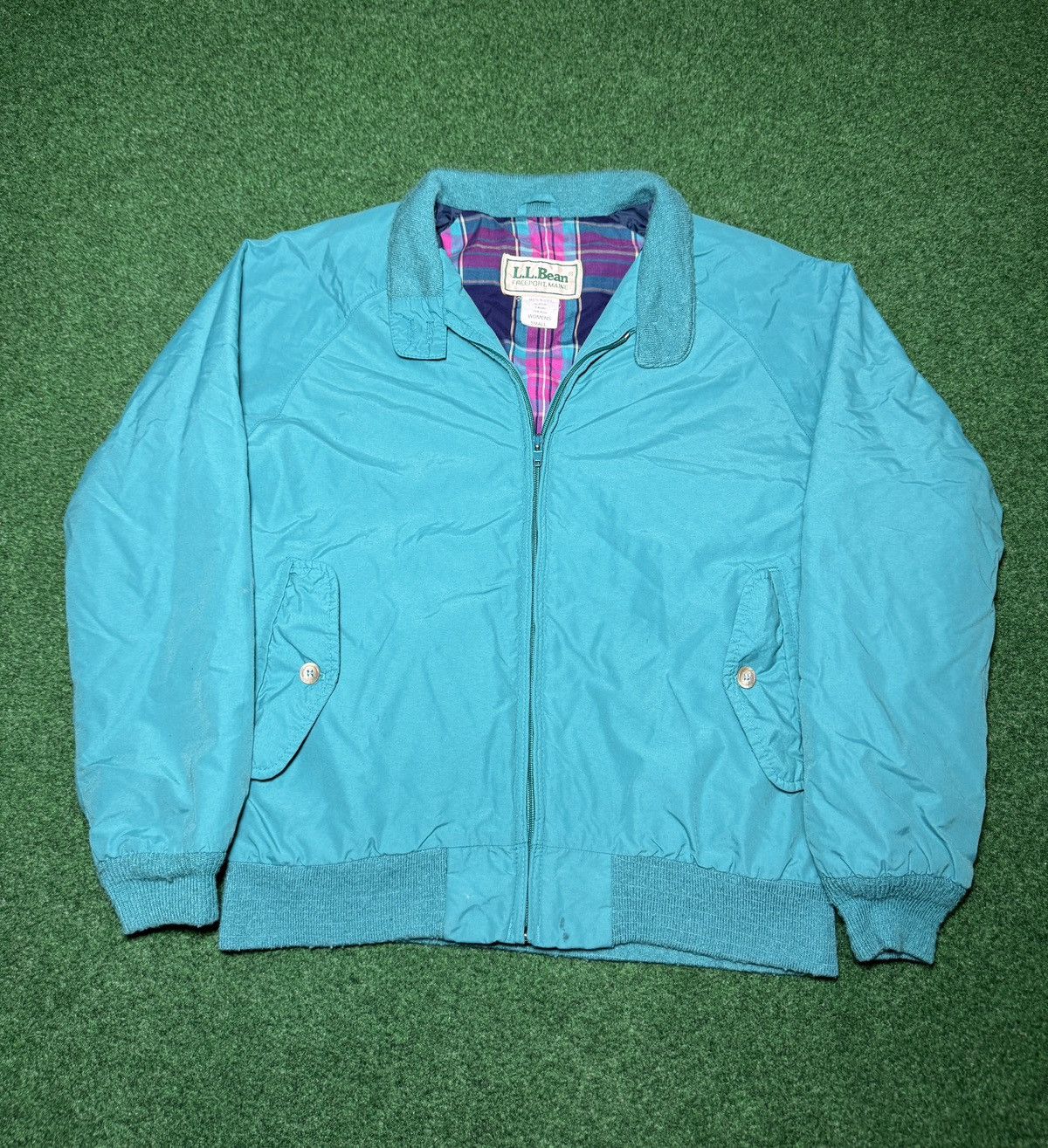 L.L. Bean LL Bean Womens Sm Blue Windbreaker 21x23 Vintage 90s Jacket Size S / US 4 / IT 40 - 1 Thumbnail