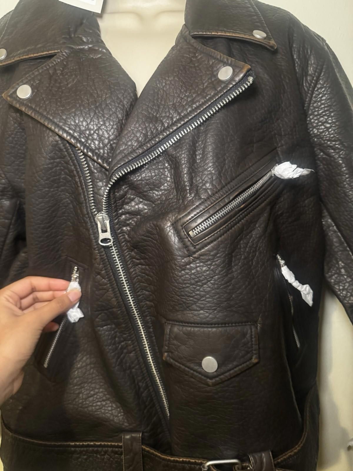 Bdg BDG Oversized Faux Leather Biker Jacket BNWT S/8 Size S / US 4 / IT 40 - 5 Thumbnail
