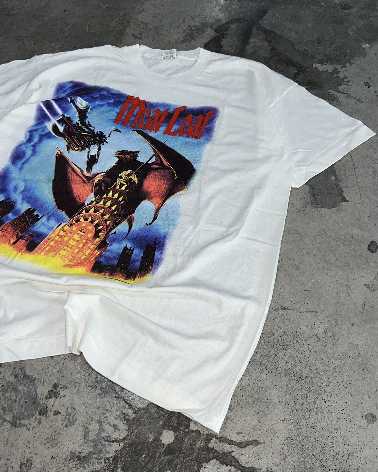 Band Tees × Vintage Vintage Meat Loaf rare tour rock band tee 1994 Size US XL / EU 56 / 4 - 6 Thumbnail