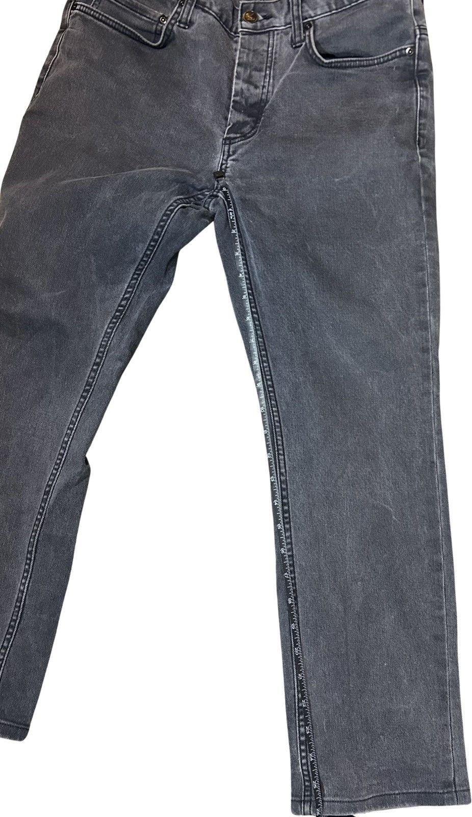 Marc by Marc Jacobs Marc By Marc Jacobs Gray Denim Five-Pocket Jeans 32x26 Size US 32 / EU 48 - 7 Thumbnail