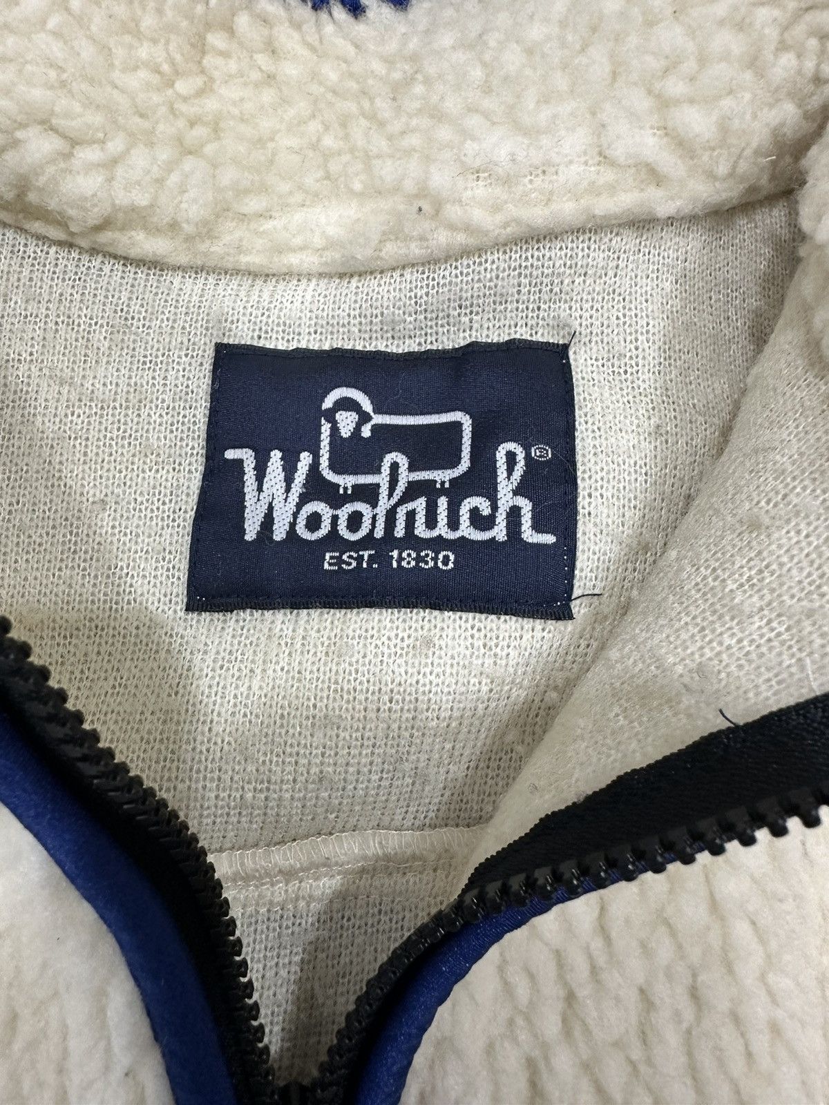 Patagonia × Woolrich Woolen Mills Rare Vintage WOOLRICH Retro Deep Pile Sherpa Fleece Size US L / EU 52-54 / 3 - 7 Thumbnail