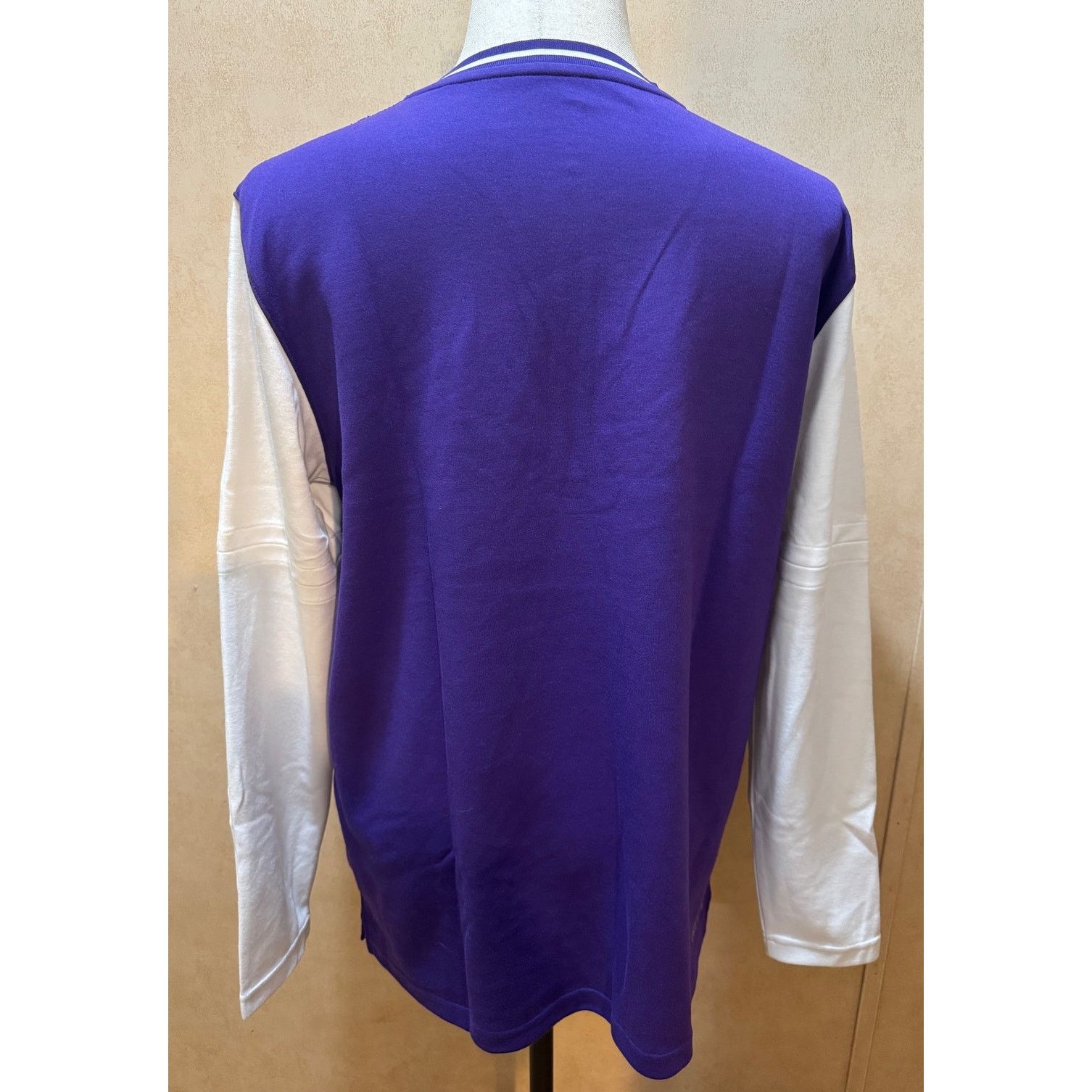 Nike Nike Dri-FIT Purple White Long Sleeve Shirt Men’s Large NWT Size US L / EU 52-54 / 3 - 3 Thumbnail