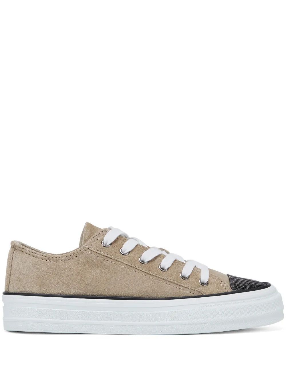 Brunello Cucinelli o1w1db10825 Pair Of Sneakers in Dark Brown Size US 5 / IT 35 - 2 Thumbnail