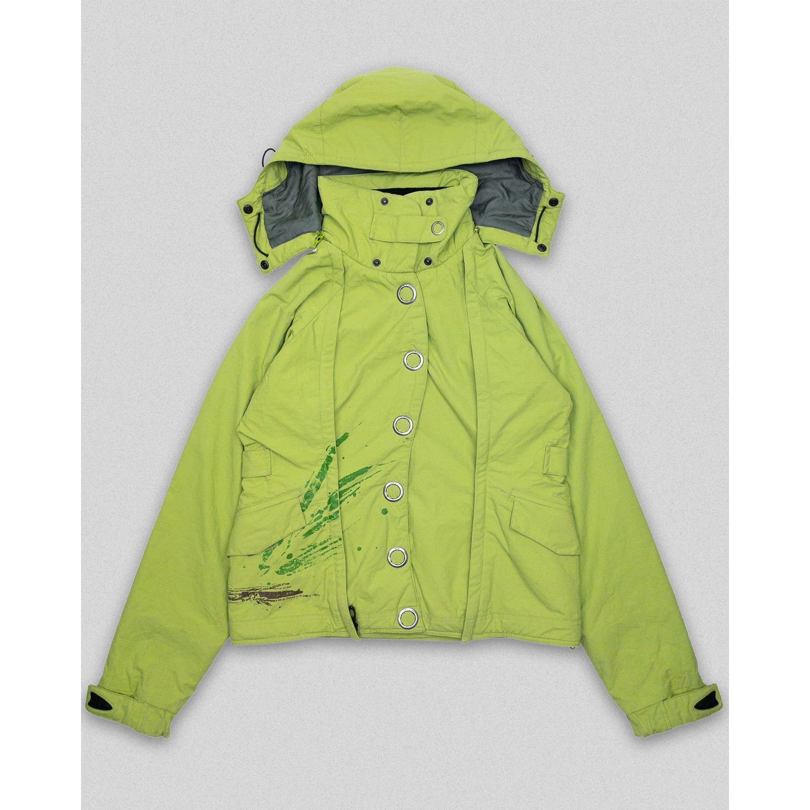 image of 05' Oakley Software Hydrofuel Jacket (S) in Green, Women's (Size Small)