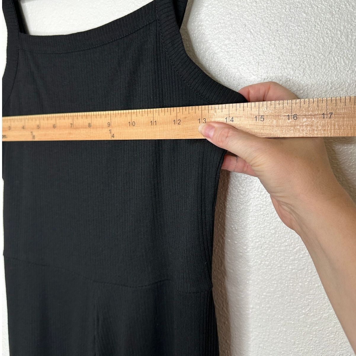 Cotton On NWT Cotton On The Valerie Strappy Black Wide Leg Jumpsuit S Size 27" / US 4 / IT 40 - 15 Thumbnail