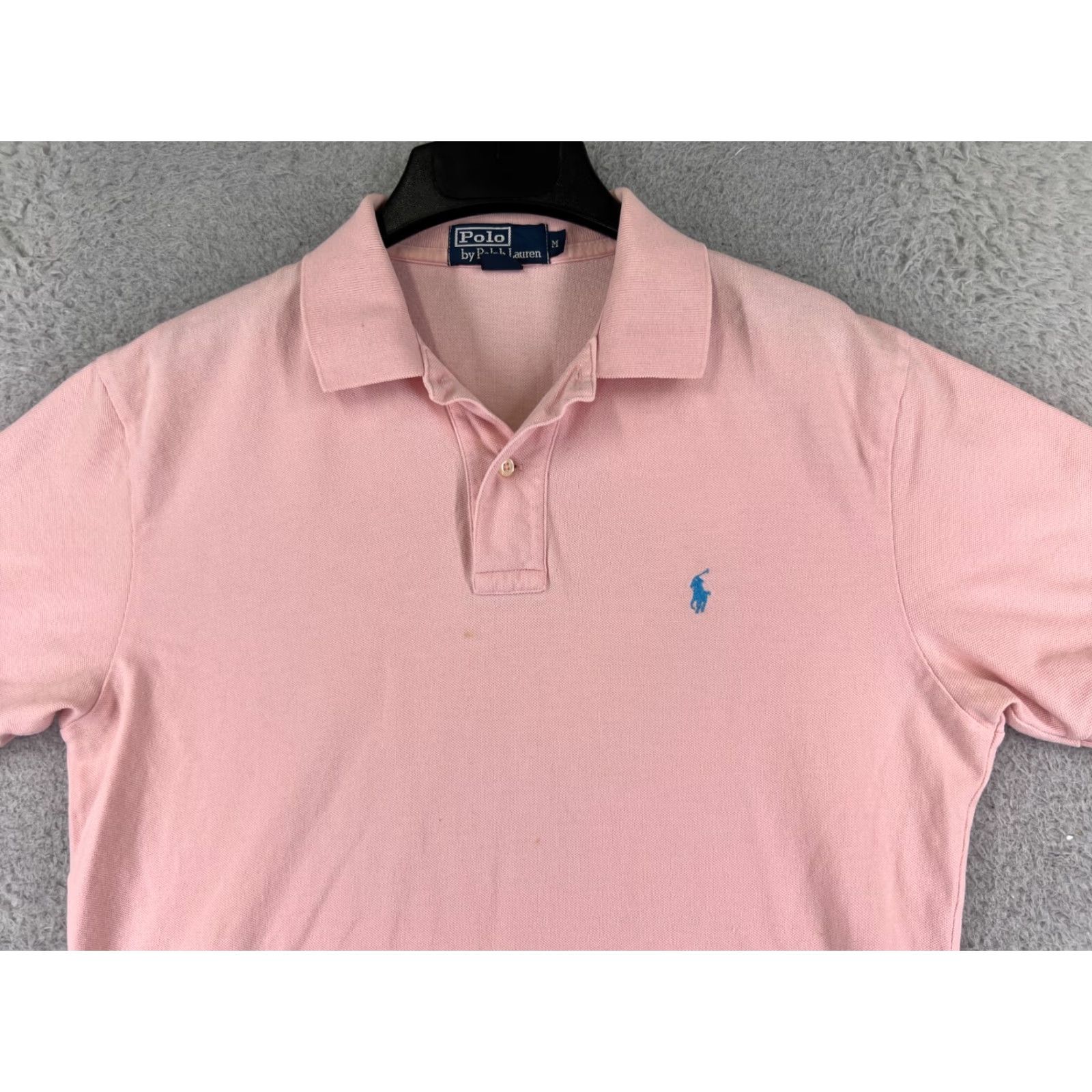 Ralph Lauren VINTAGE Ralph Lauren Polo Shirt Men M Pink Golf Embroidered Pony STains Size US M / EU 48-50 / 2 - 4 Thumbnail