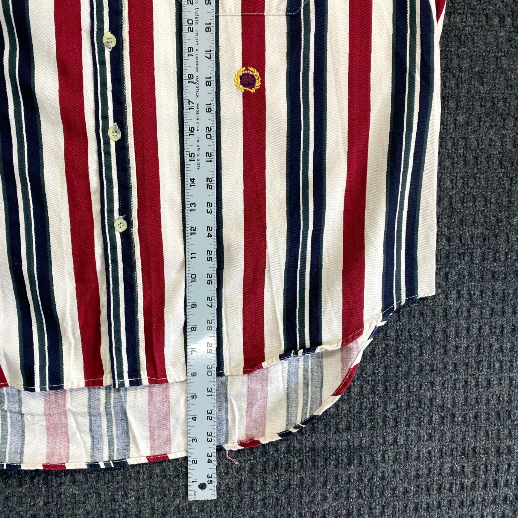 Merona VINTAGE Merona Shirt Button-Up Striped Long Sleeve XXL Red Blue Beige Western Merona Shirt Button-Up Striped Long Sleeve 2XL Red Western Mens Size US XXL / EU 58 / 5 - 6 Thumbnail