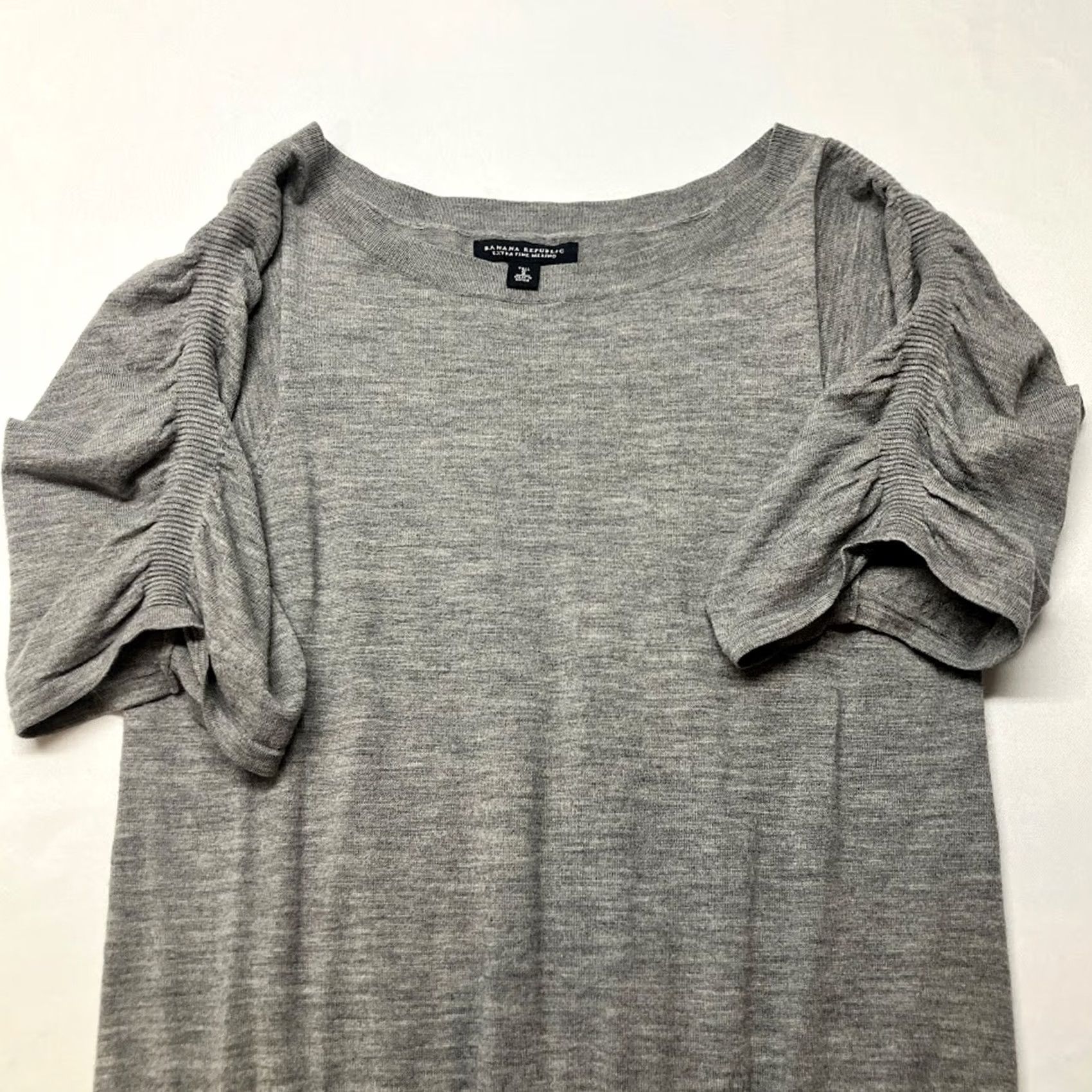 Banana Republic Banana Republic Wool Knit Sweater Tunic Gray Size S Tall | PreOwned Size S / US 4 / IT 40 - 3 Thumbnail