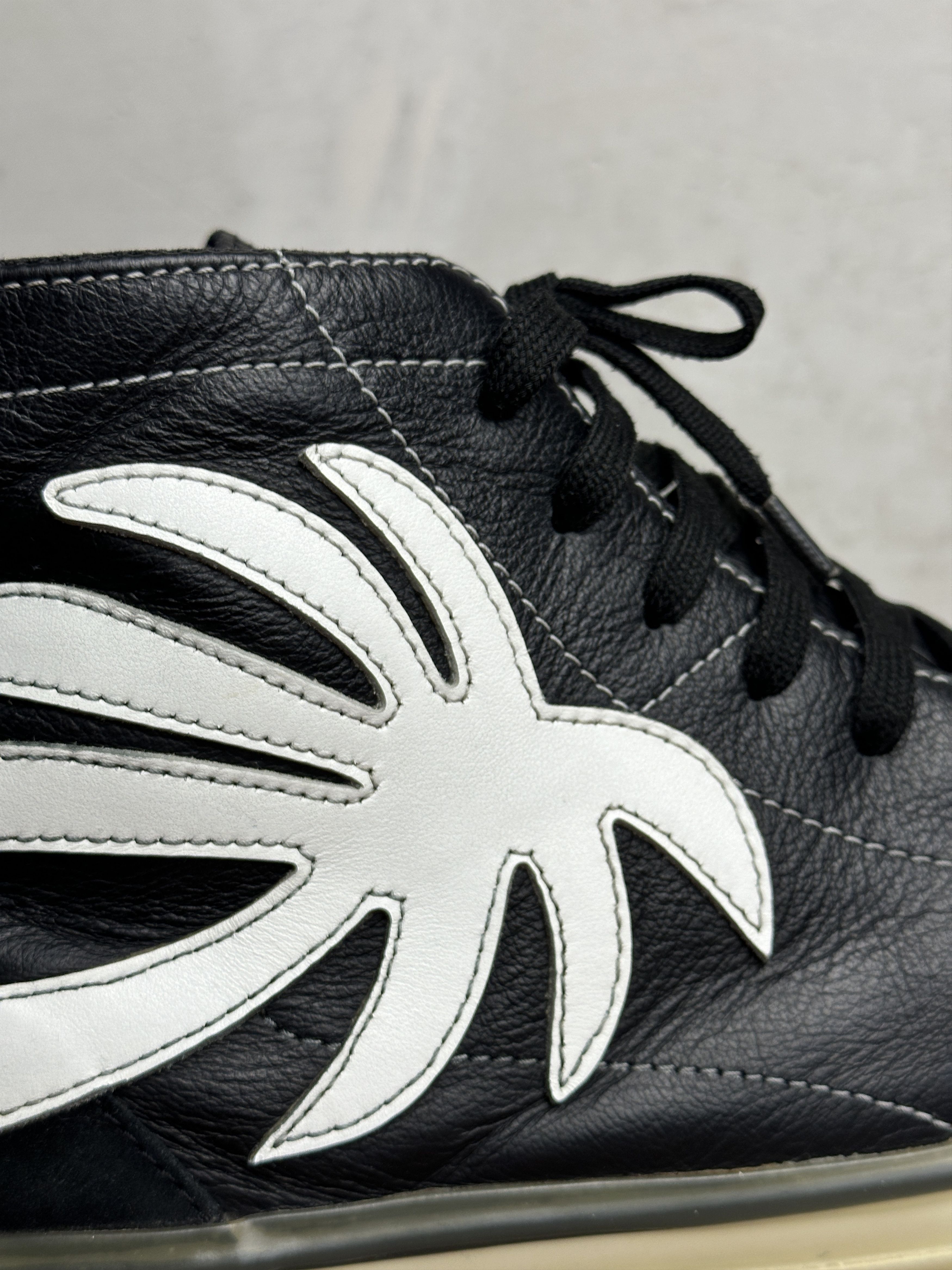 Palm Angels Palm Angels Sneakers Vulcanized High Top Black Canvas Rubber Size US 11 / EU 44 - 6 Thumbnail