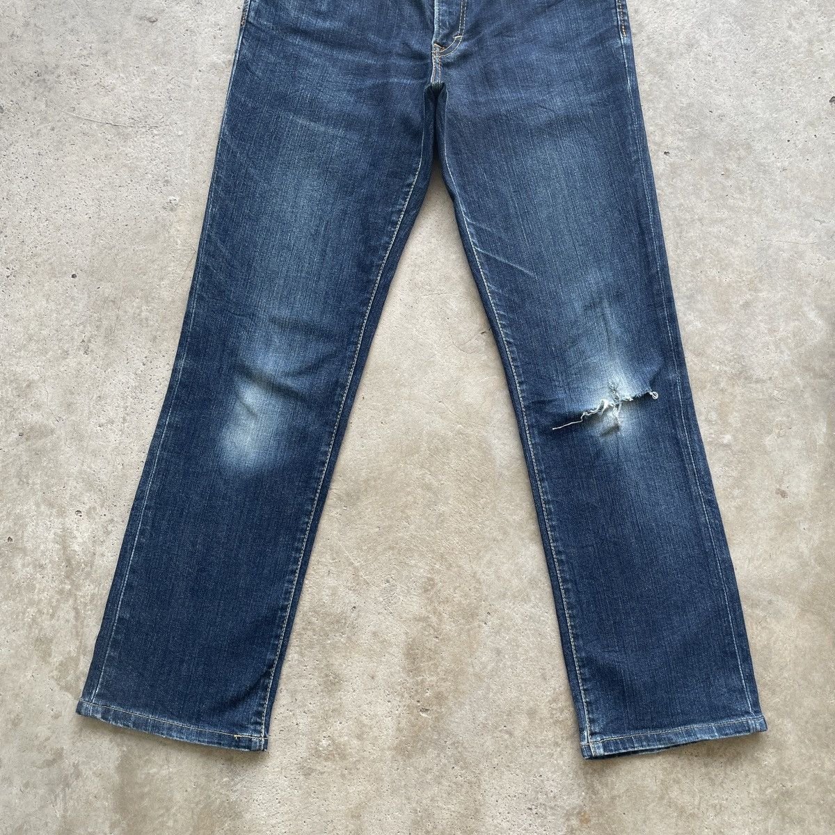 Edwin W30 Vintage Edwin 503 Regular Distressed Jeans Pants Denim Size US 30 / EU 46 - 4 Thumbnail