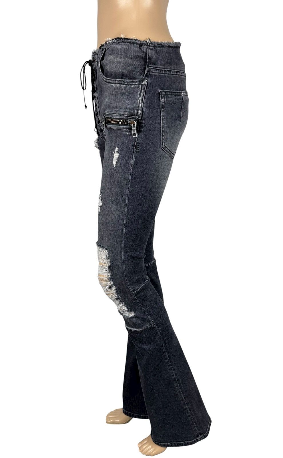 Ben Taverniti Unravel Project Unravel Project Ben Taverniti Flared Jeans Riped Size 27 Size 27" / US 4 / IT 40 - 6 Thumbnail