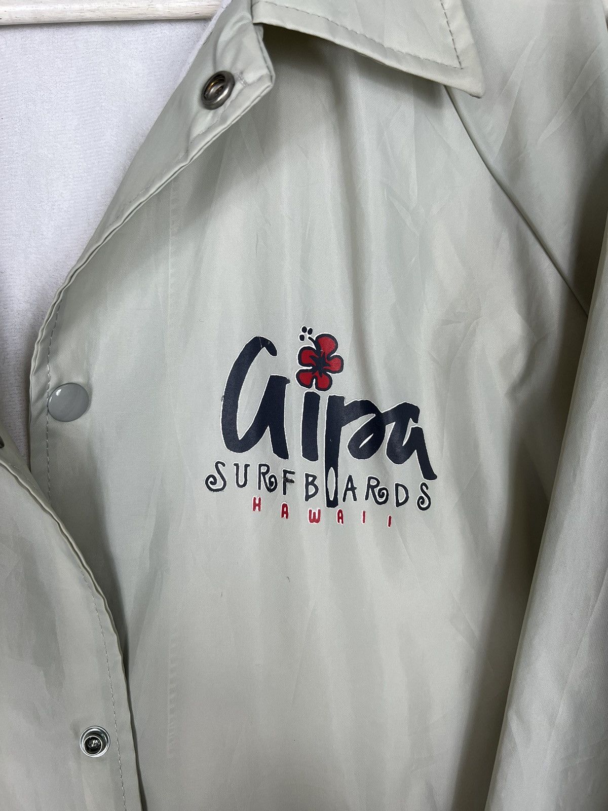Auburn Sportswear 🔥 VINTAGE AIPA SURFBOARDS HAWAII COACH JACKET MADE IN USA Size US L / EU 52-54 / 3 - 14 Thumbnail