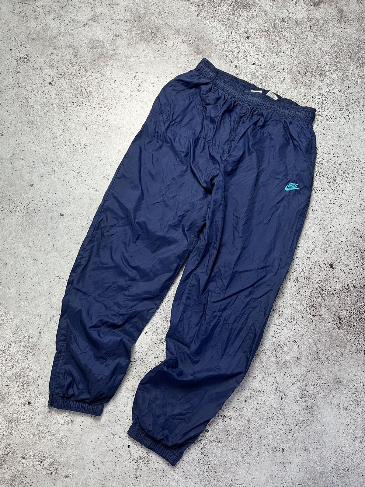 Nike × Vintage 🌋Vintage Nike Pants Nylon Drill Y2K Style Size US 33 - 1 Thumbnail