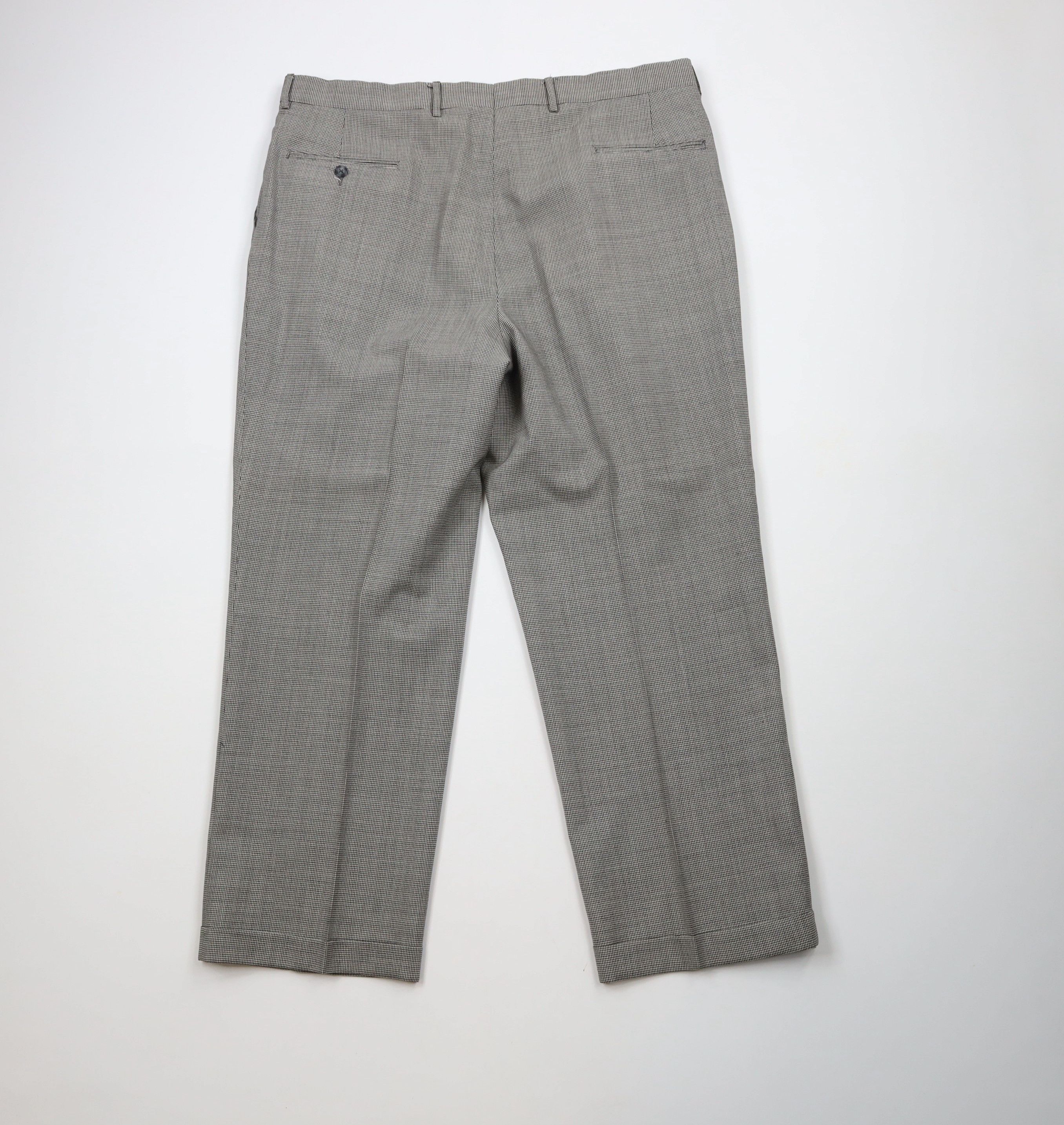 Vintage Vintage 70s Streetwear Wide Leg Chino Pants Houndstooth USA Size US 40 / EU 56 - 9 Thumbnail