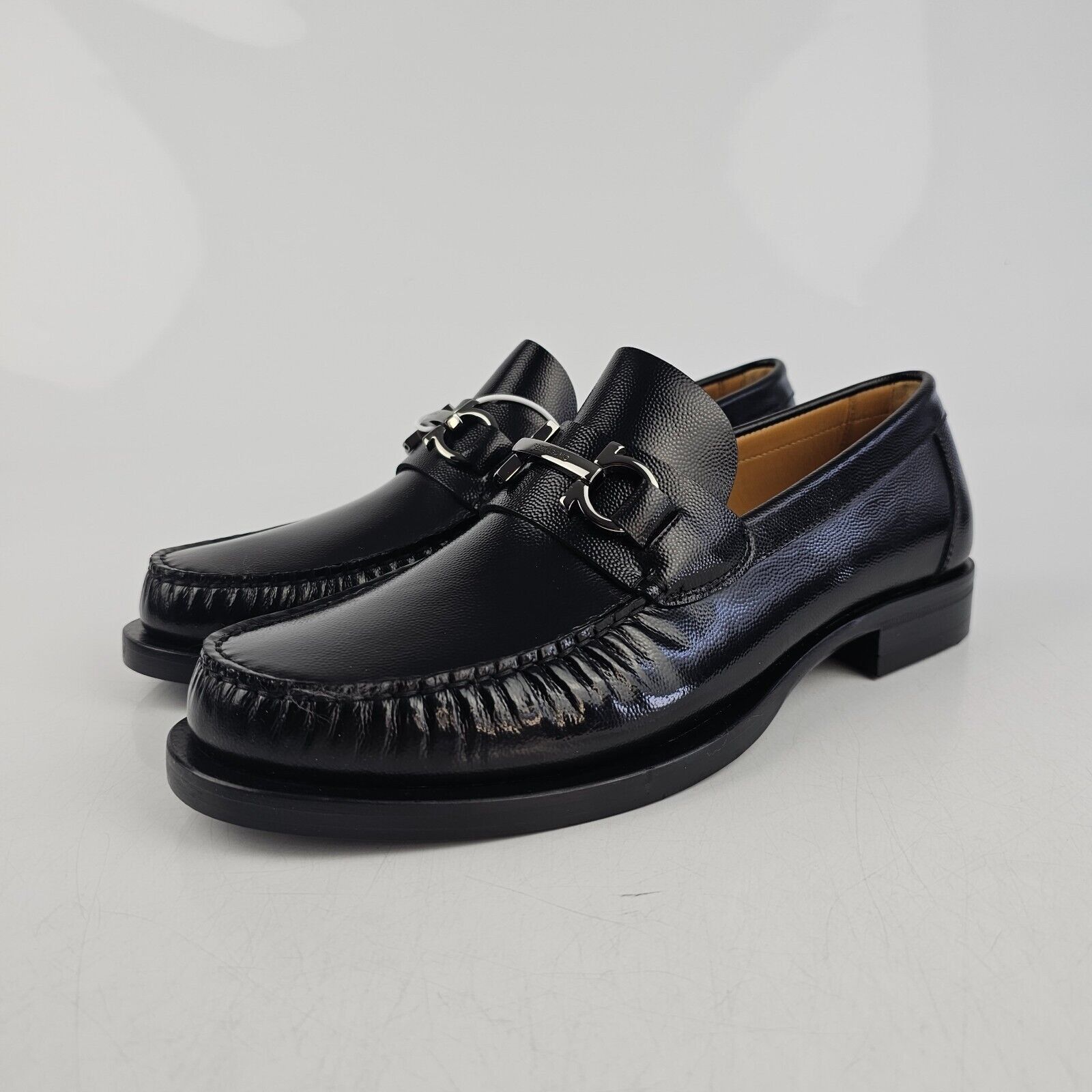 Salvatore Ferragamo Scarlet Leather Loafer, Black Salvatore Ferragamo Salvatore Ferragamo Scarlet Leather  main image 3