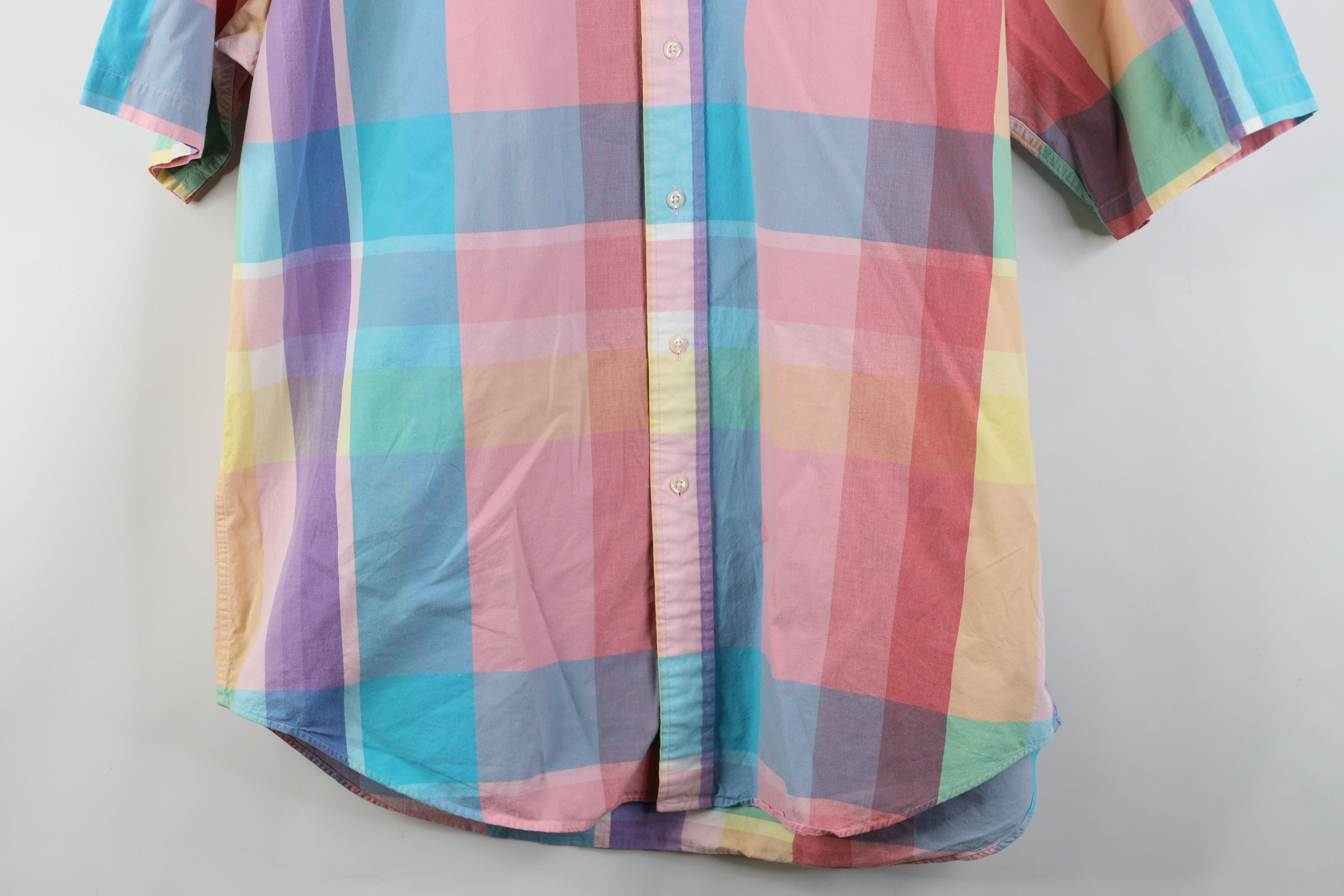 Ralph Lauren Vintage 80s 90s Ralph Lauren Plaid Button Down Shirt USA Size US L / EU 52-54 / 3 - 3 Thumbnail