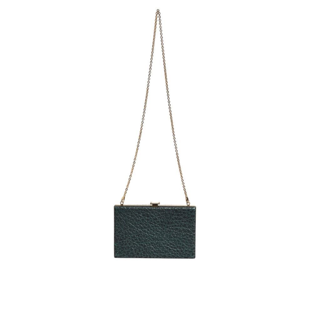 Dolce & Gabbana Dolce & Gabbana Black Leather Clutch Evening Crossbody Bag W Size ONE SIZE - 8 Thumbnail