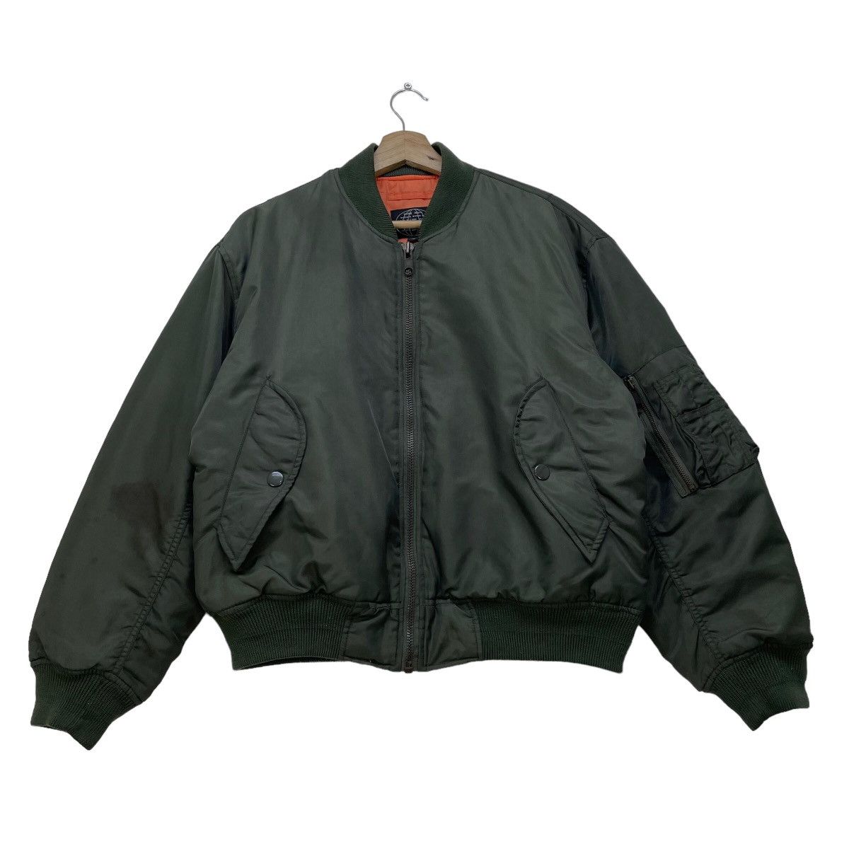 Japanese Brand On The World Bomber Ma 1 Flight Jacket