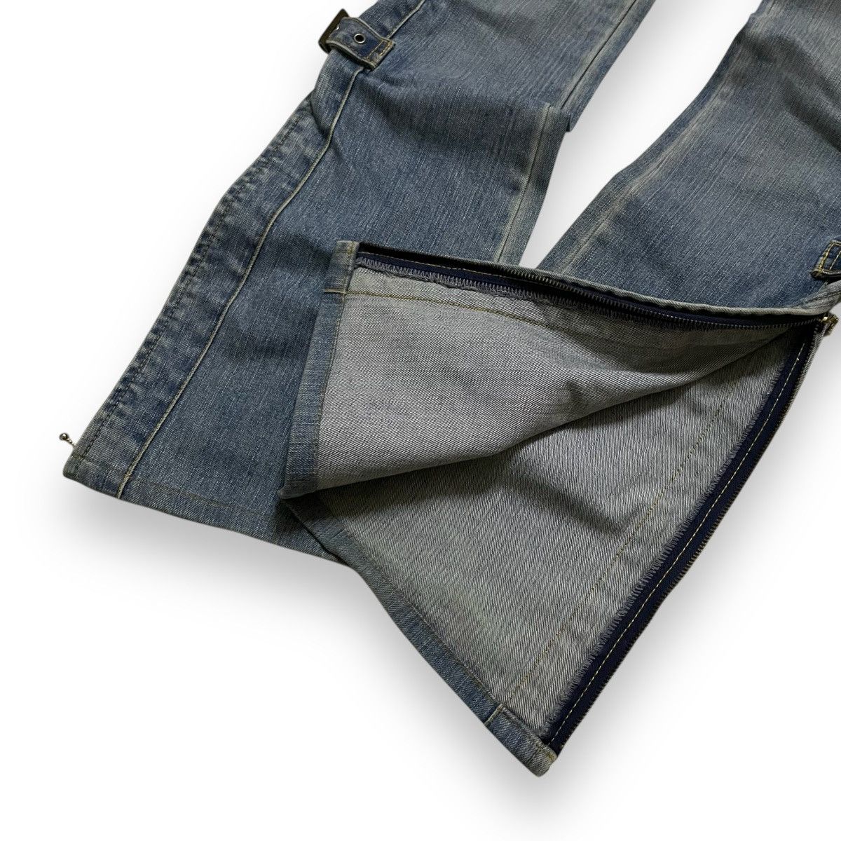 If Six Was Nine ORIGINAL JAPANES BONDAGE FLARED ZIPPER KAMMERAVIS (28×39) Size US 28 / EU 44 - 5 Thumbnail