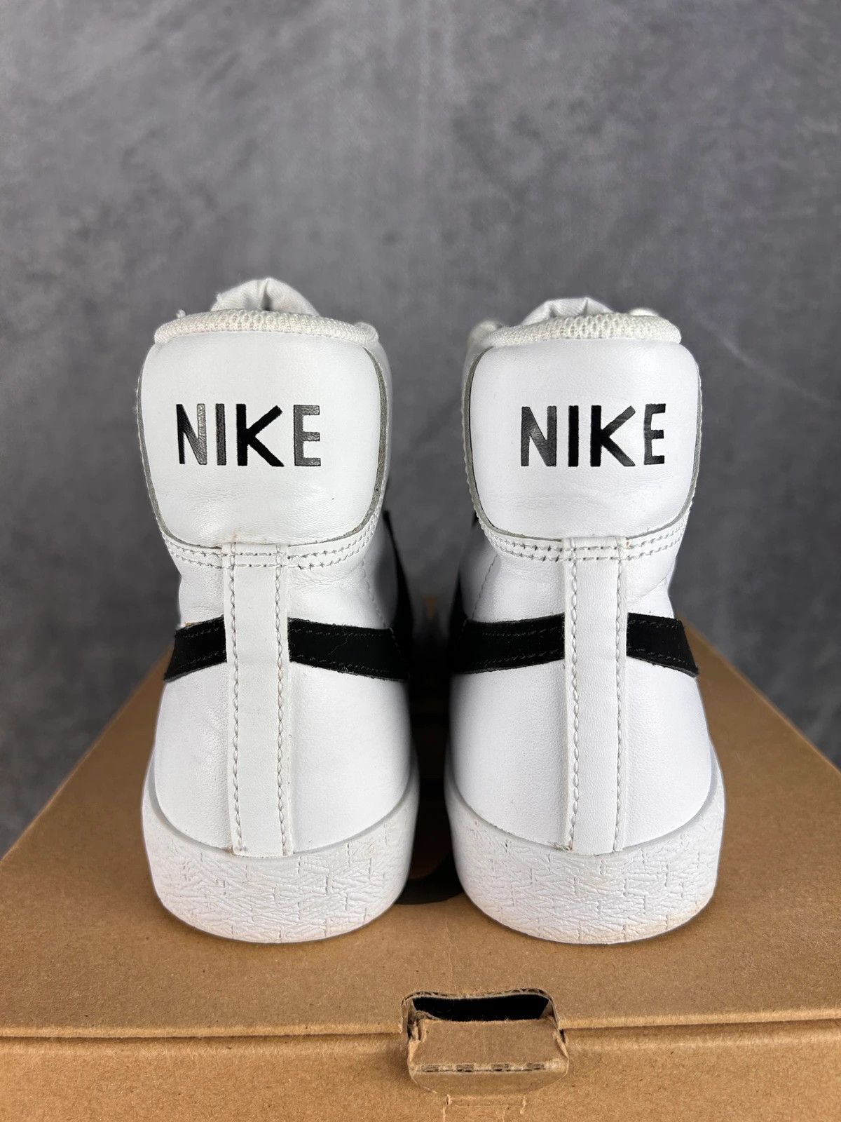 Nike Nike Blazer Mid classic sneakers with black swoosh Size US 8 / IT 38 - 3 Thumbnail