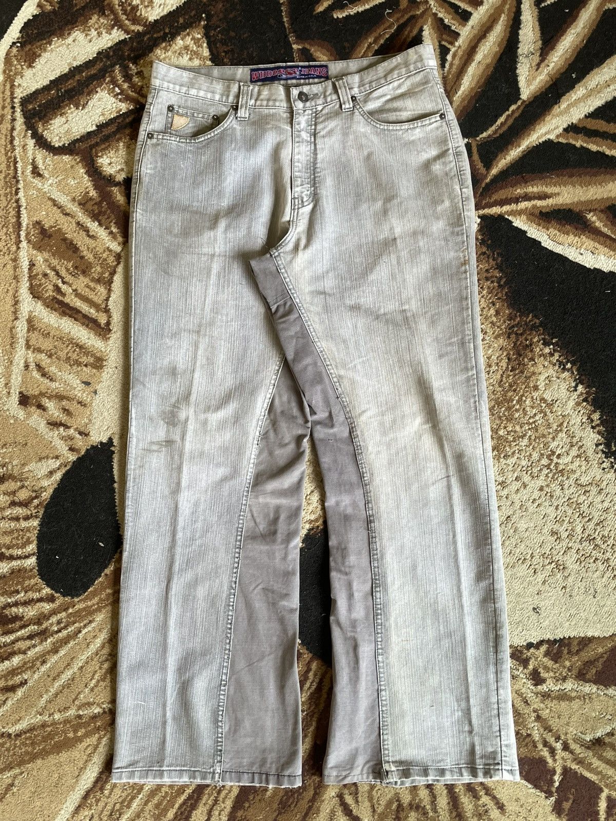 Vintage Vintage Baggy Reworked jeans Size US 33 - 1 Thumbnail