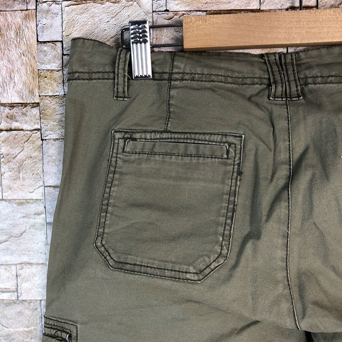 Japanese Brand Kiss Mark Cargo utility tactical Multipocket Pants #A983 Size 27" / US 4 / IT 40 - 15 Thumbnail