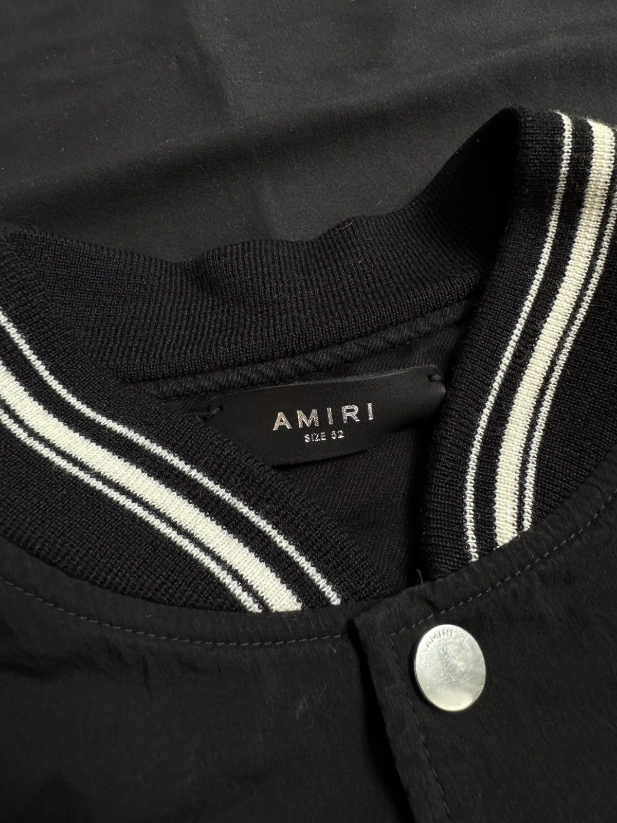 Amiri Amiri Old English Varsity Bomber Jacket Size US L / EU 52-54 / 3 - 3 Thumbnail