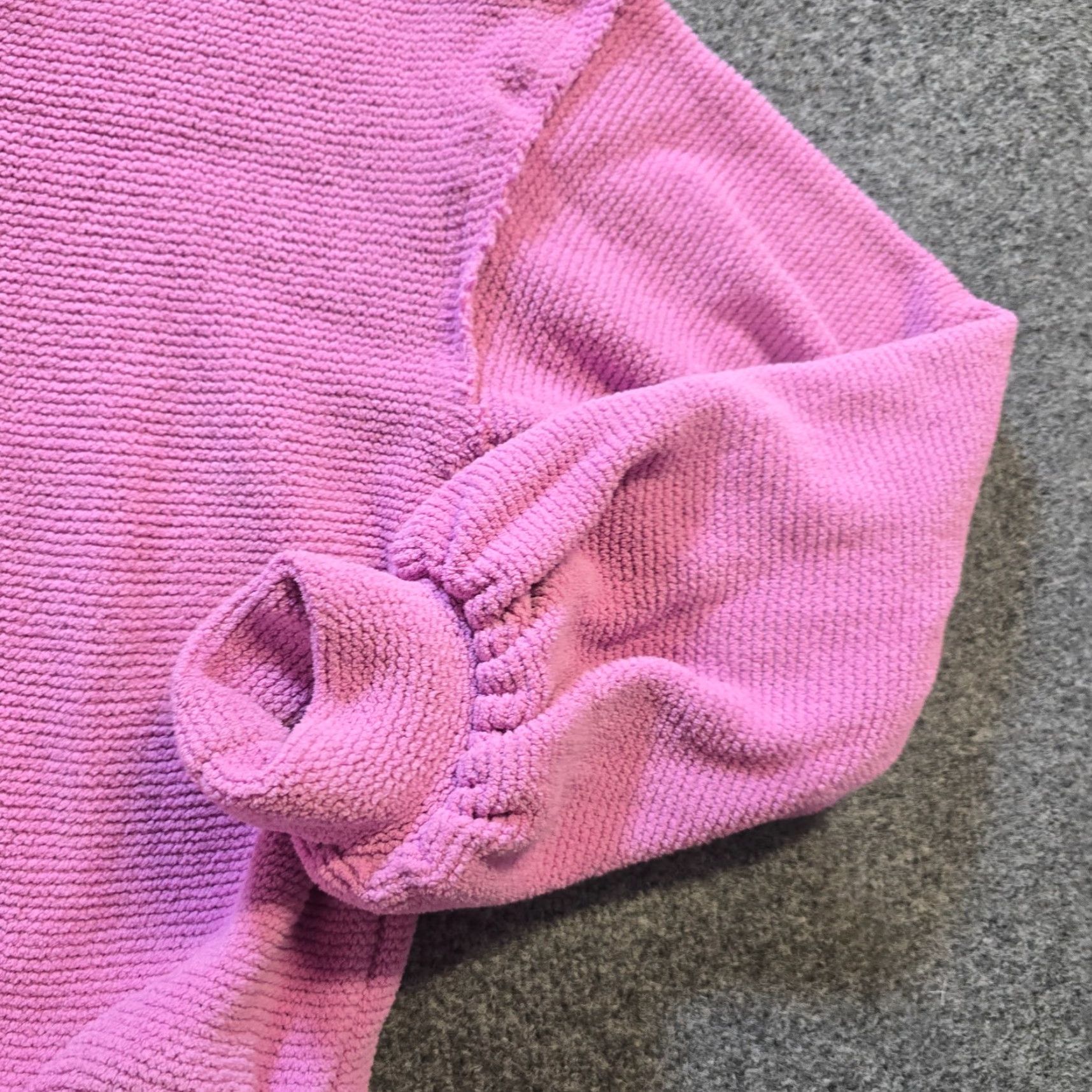 Free People Free People Sweater Women Medium Pink Oversized Textured Round Neck Long Sleeve Top Casual Size M / US 6-8 / IT 42-44 - 4 Thumbnail