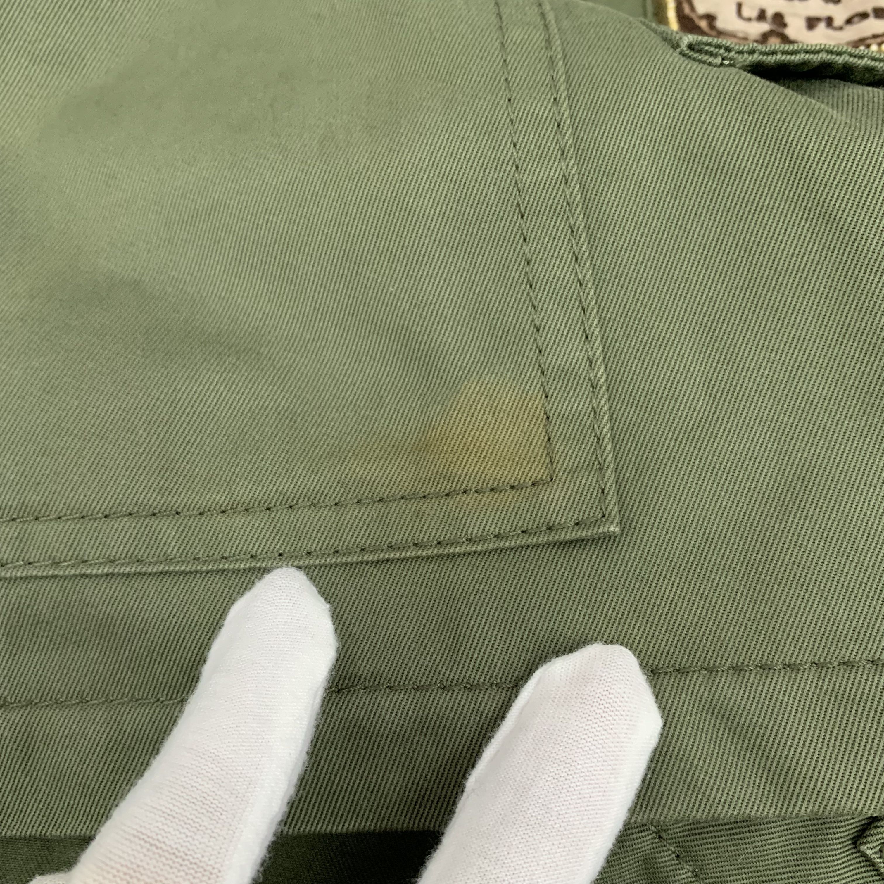 Valentino Embroidered Hoodie Jacket Military Green (S)