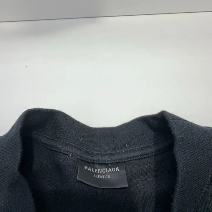 Balenciaga Balenciaga Logo Print Short Sleeve T-Shirt 0079-2507 Size US M / EU 48-50 / 2 - 6 Thumbnail