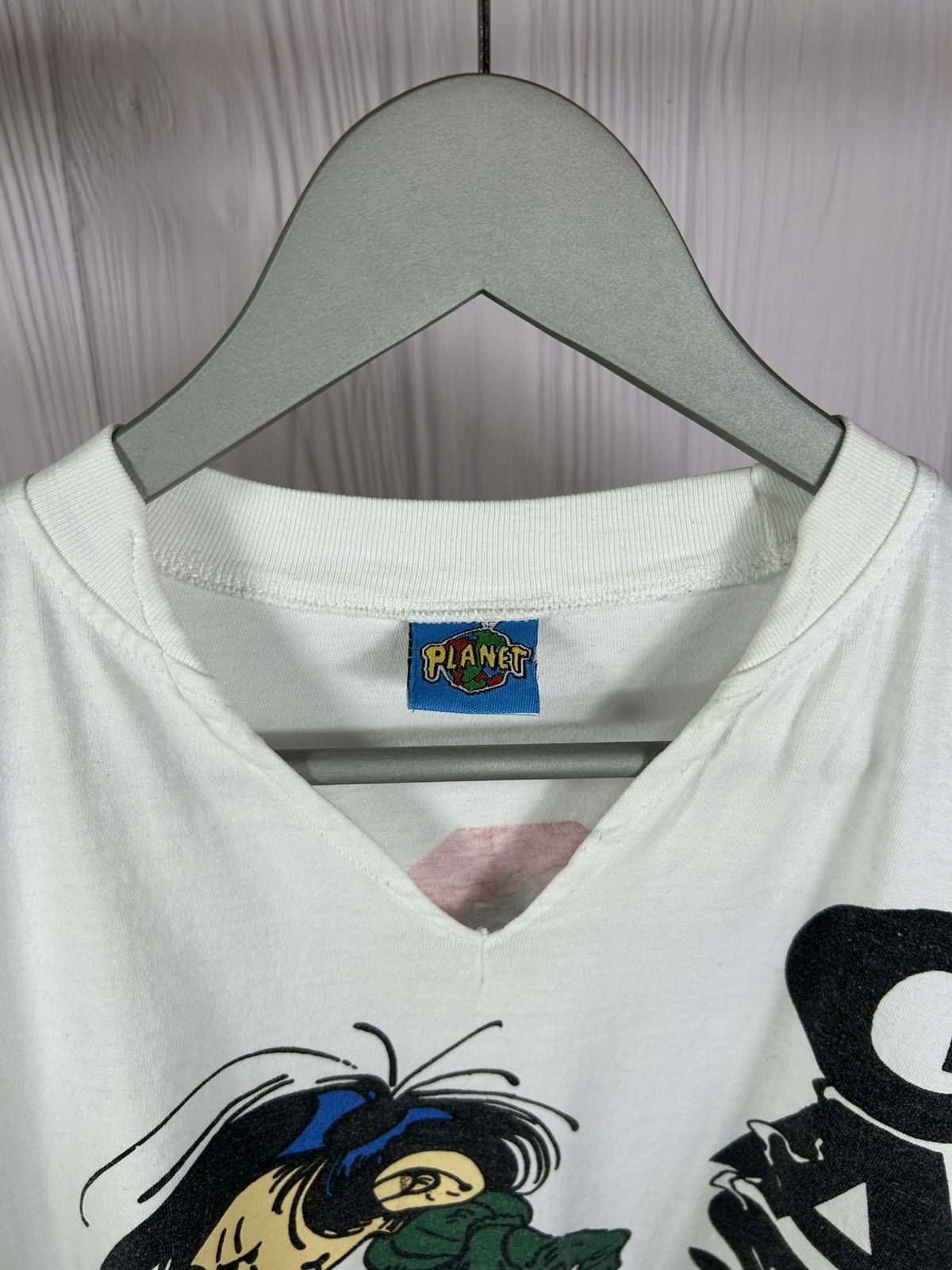 Vintage Vintage 90s Gaston Lagaffe Comic Serial T-Shirt Size US M / EU 48-50 / 2 - 11 Thumbnail