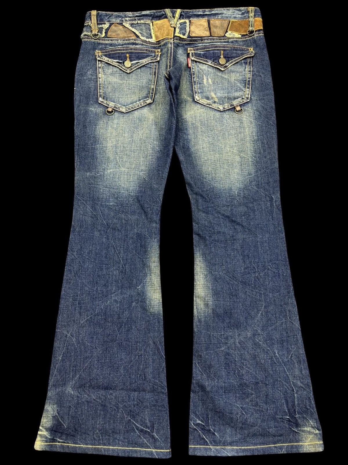 Tornado Mart 💥Super Flare💥Archival Tornado Mart Multipockets Denim K21 Size US 34 / EU 50 - 2 Thumbnail