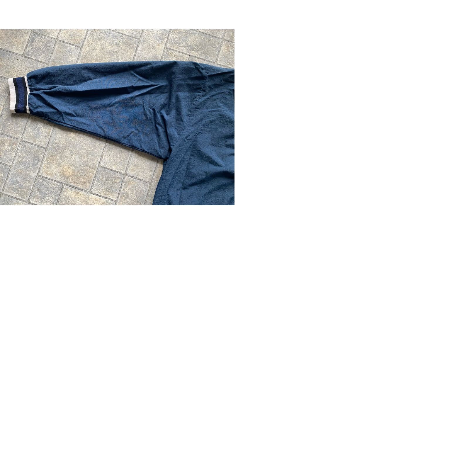 Converse VTG Converse All Star MEDIUM Dark Blue Track Suit Set Chuck Taylor Made In USA Mens M Track Jacket Pants Size 40R - 12 Thumbnail