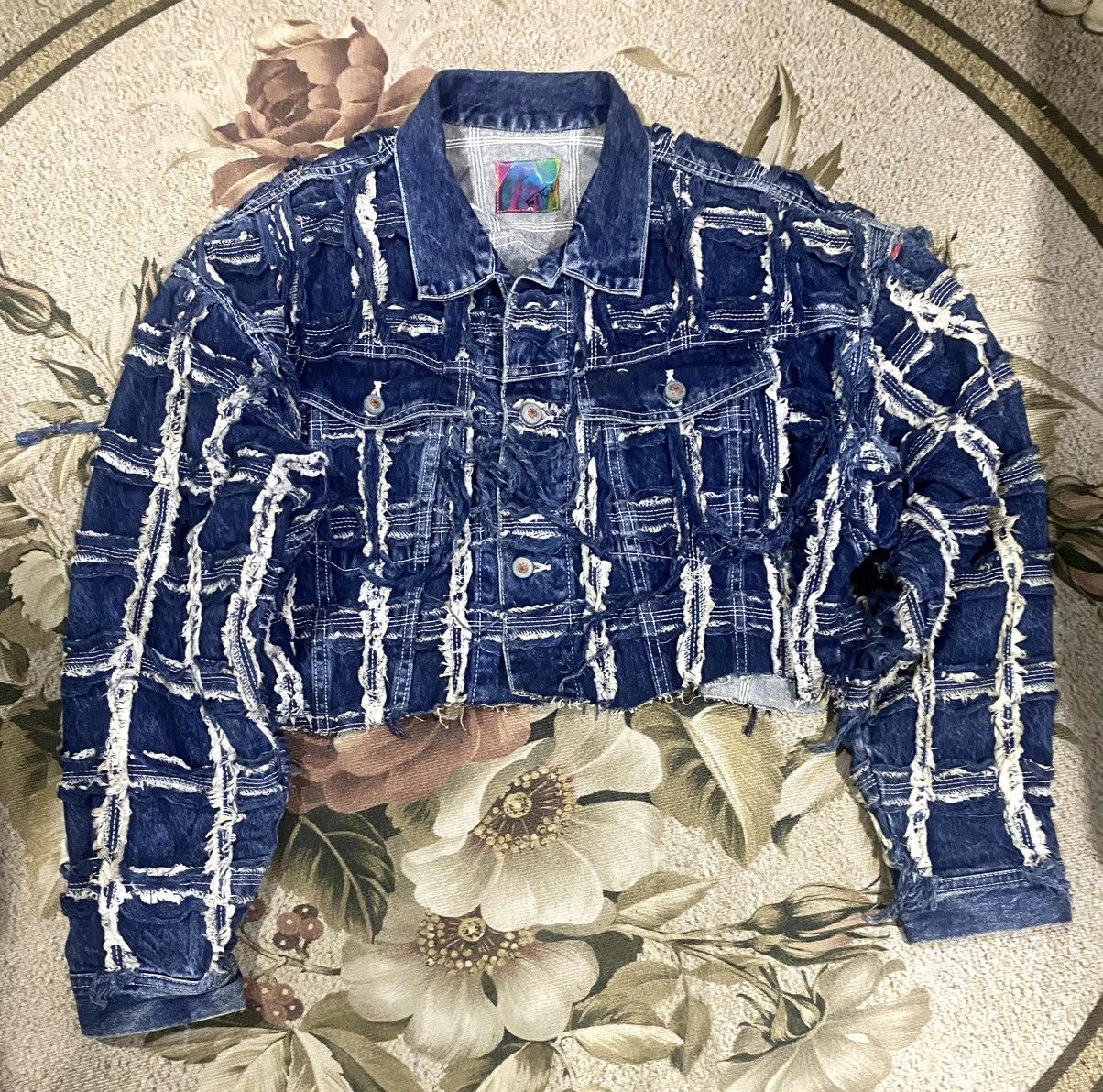 Japanese Brand × Kapital Frip Frap crop denim jacket Size XL / US 12-14 / IT 48-50 - 1 Thumbnail