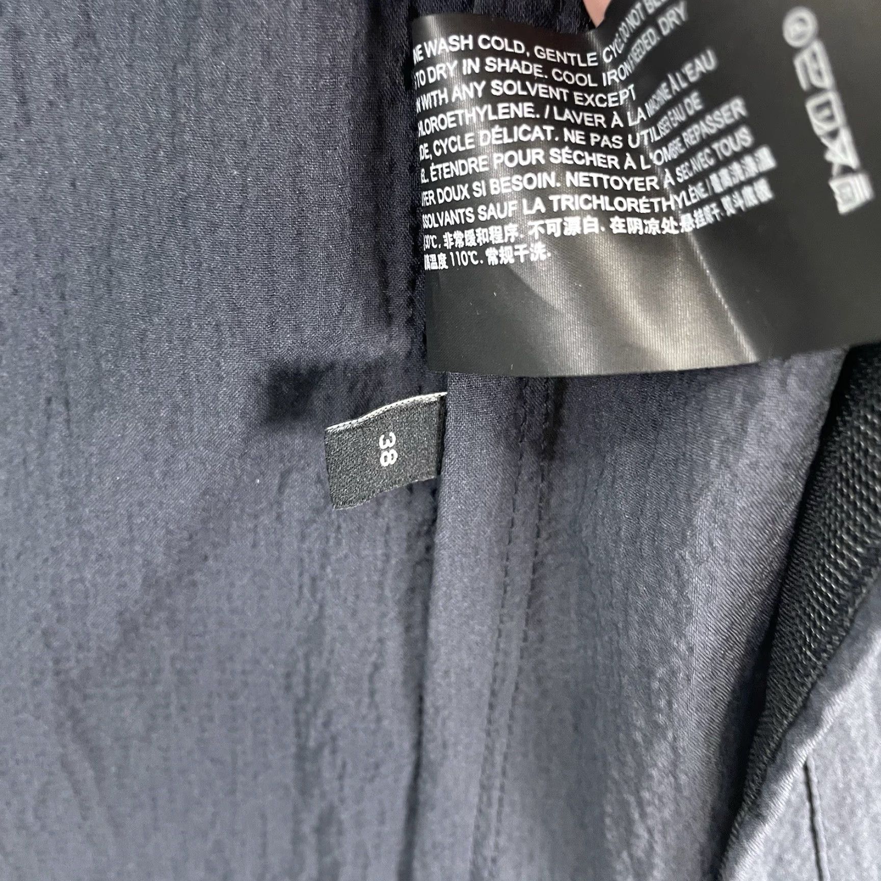 Theory Theory blazer Mens size 38 Casual Clinton Navy Sport Coat Jacket seersucker Size 38R - 5 Thumbnail