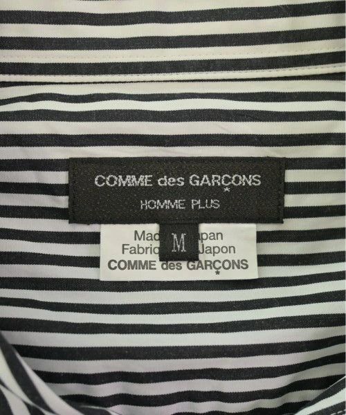 Comme des Garcons Homme Plus Shirt Stripes Cotton Long Sleeve Button Up Navy x White Size US M / EU 48-50 / 2 - 6 Thumbnail