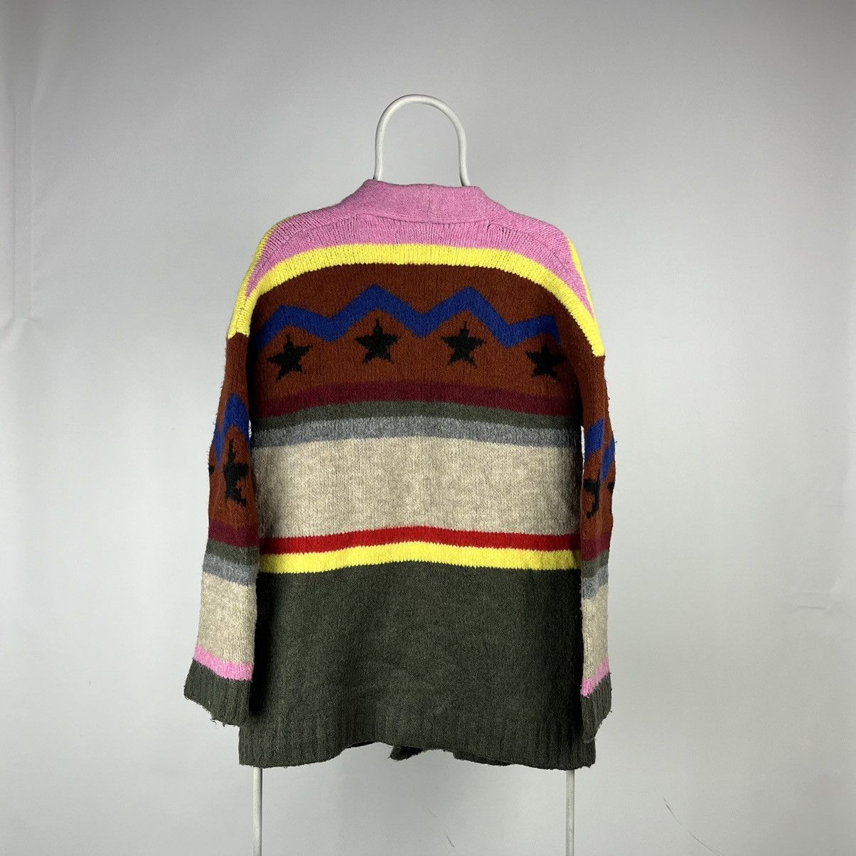 United Colors Of Benetton Benetton cardigan sweater 100% wool RRP 300$ Size US M / EU 48-50 / 2 - 2 Thumbnail