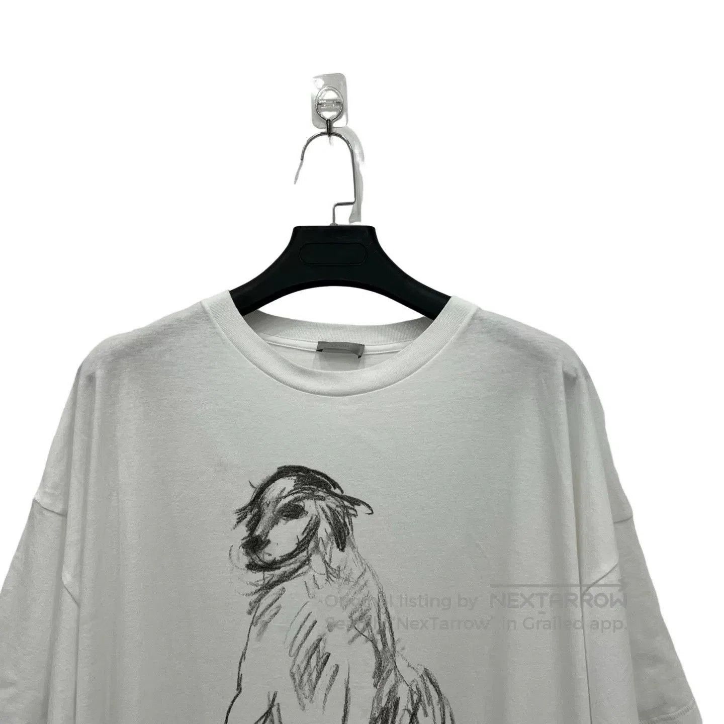 Dior Dior Sketch Puppy Short Sleeve T. Size US XL / EU 56 / 4 - 4 Thumbnail