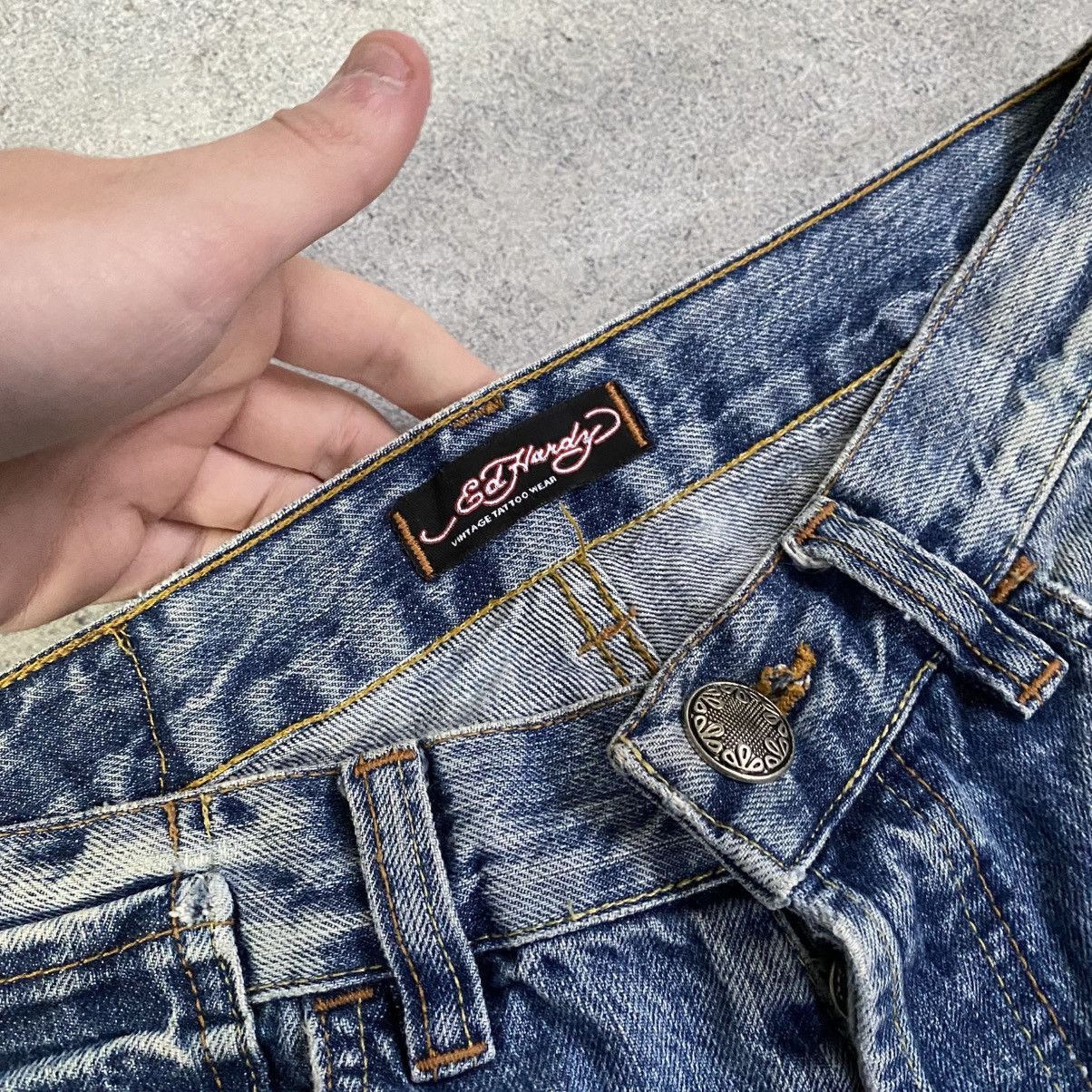 Ed Hardy Vintage Ed Hardy Jeans Baggy Japanese Y2K Size US 32 / EU 48 - 6 Thumbnail