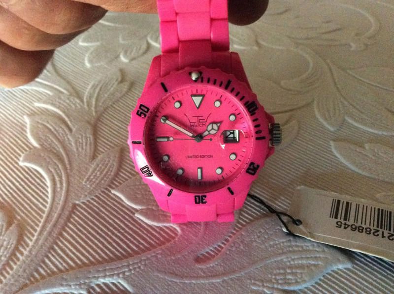 Designer LTD Watch - Womens Watch - Plastic pink strap watch Size ONE SIZE - 12 Thumbnail
