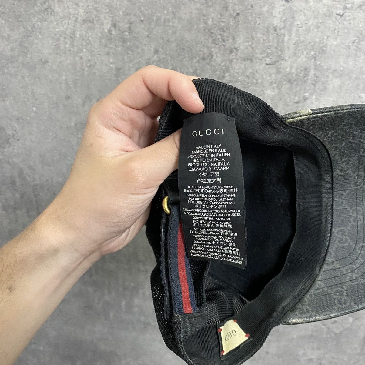Gucci Gucci Snake Monogram Cap Hat Size ONE SIZE - 10 Thumbnail