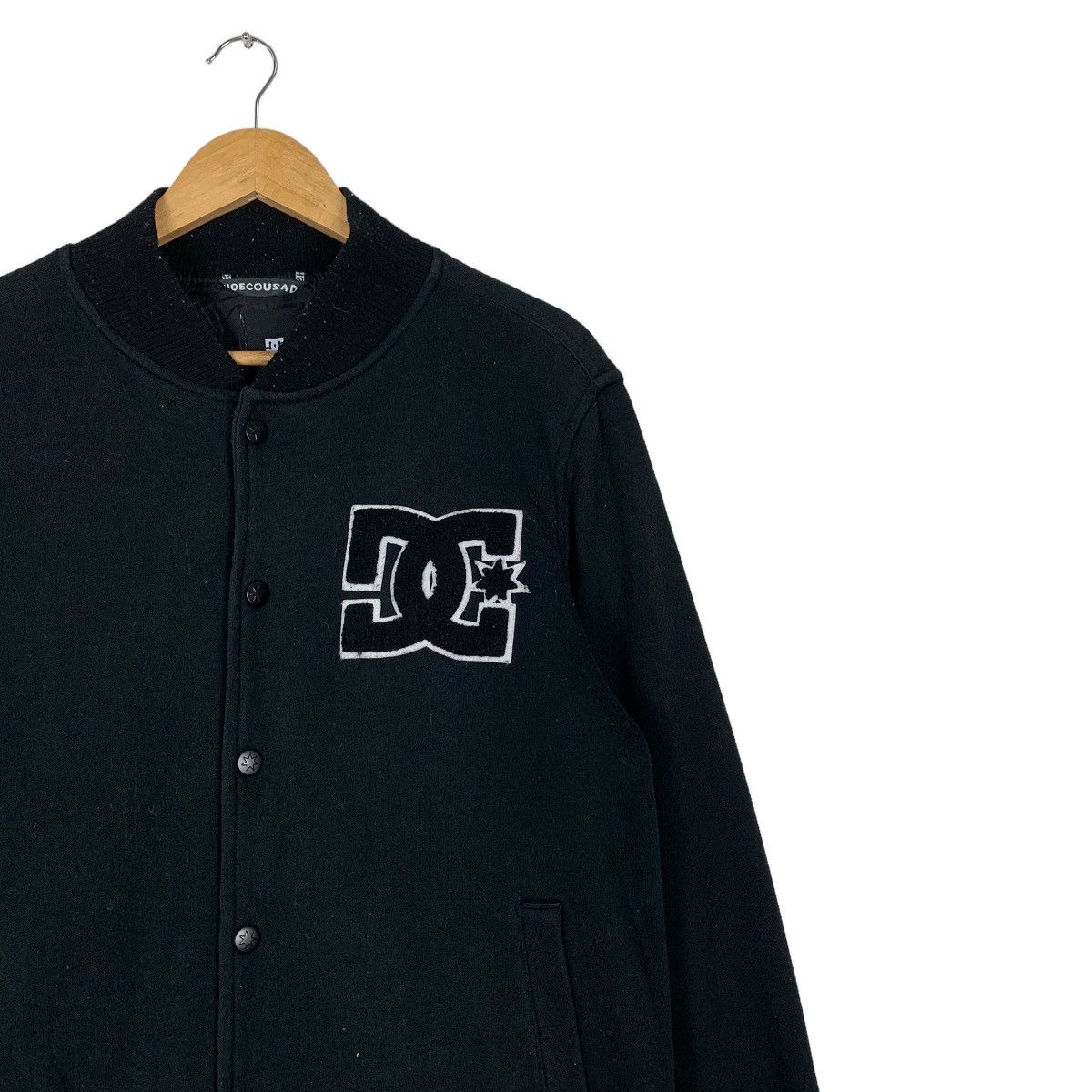 DC DC Shoe Company Big Logo Varsity Jacket #1177-C54 Size US M / EU 48-50 / 2 - 7 Thumbnail