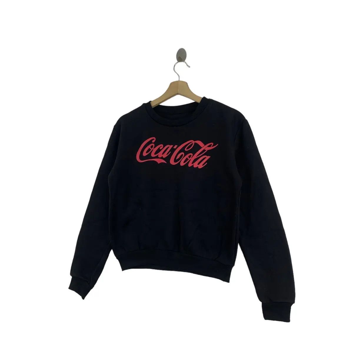 Coca Cola Vtg COKE COCA COLA Center Stock Logo Sweatshirt Sweater Size M / US 6-8 / IT 42-44 - 2 Thumbnail