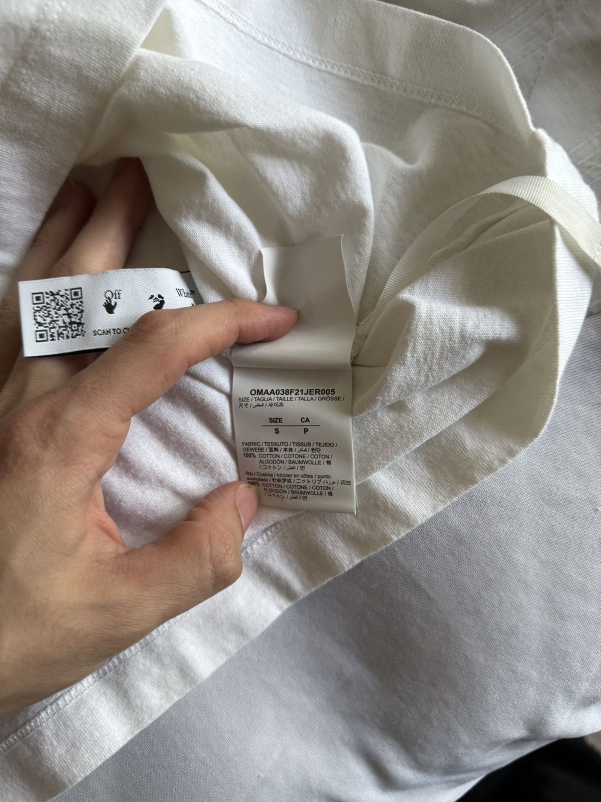Off-White Off white Caravaggio Boy T shirt Size US S / EU 44-46 / 1 - 6 Thumbnail