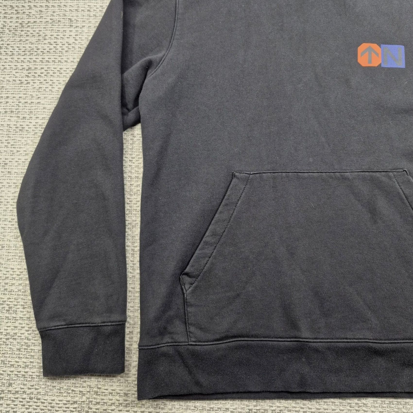 Norse Projects Norse Projects Hoodie Mens Medium Charcoal Gray Pullover 90s Hiking Sign Graphic Size US M / EU 48-50 / 2 - 3 Thumbnail