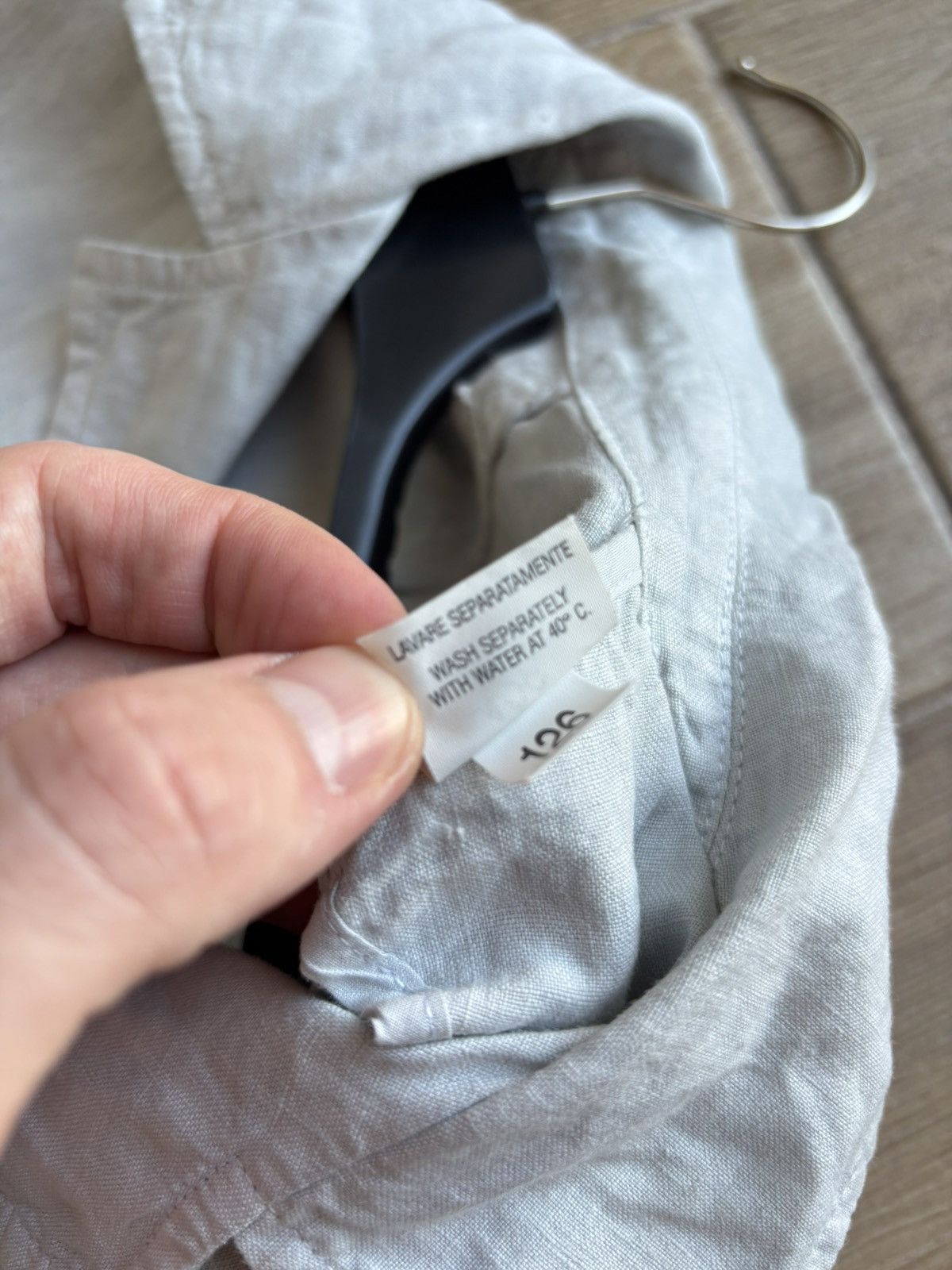 120% Lino 120% Lino Womens Grey Blazer 100% Linen New With Tags Size M / US 6-8 / IT 42-44 - 16 Thumbnail