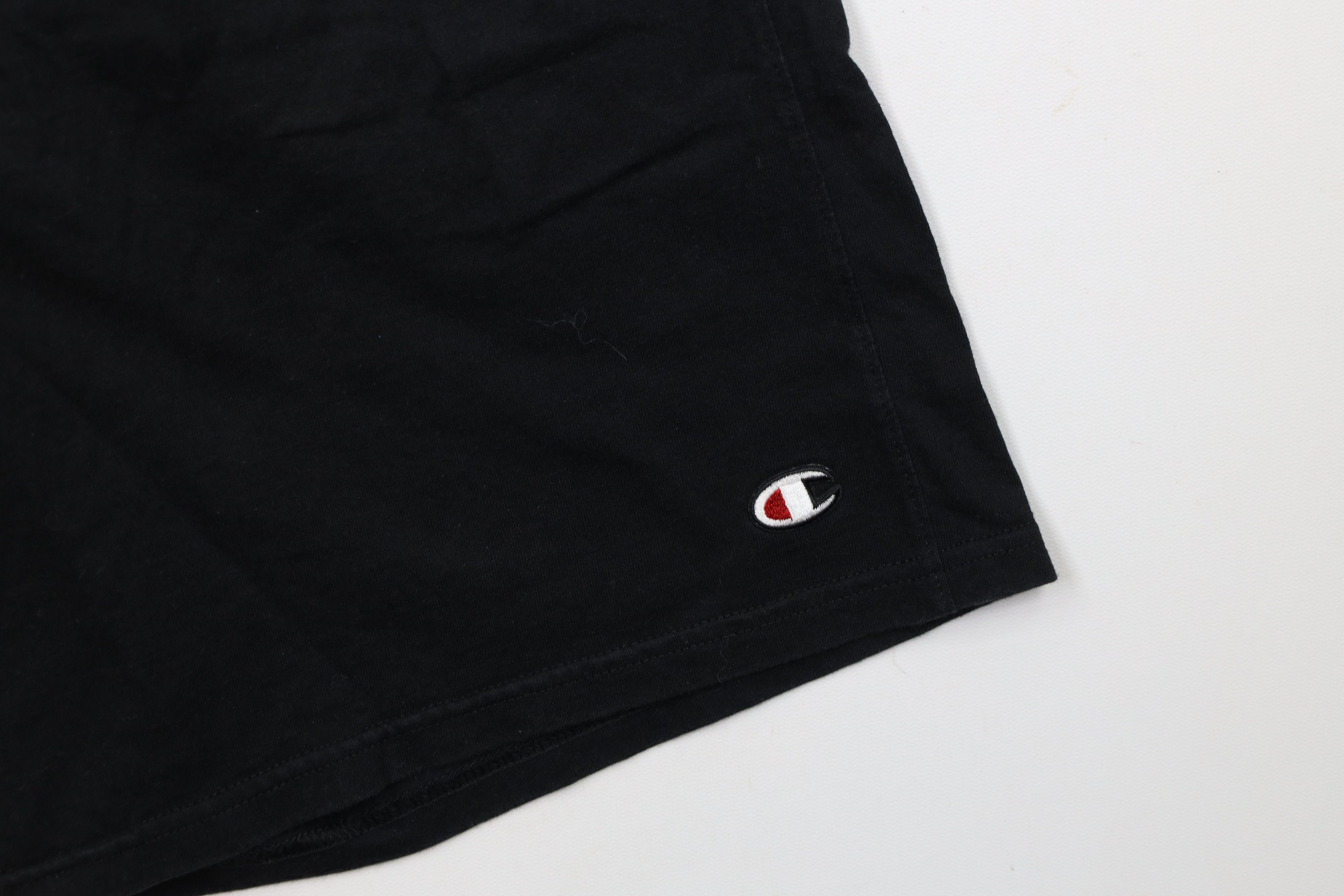 Champion × Vintage Vintage 90s Champion Classic Logo Above Knee Shorts Black Size US 32 / EU 48 - 5 Thumbnail