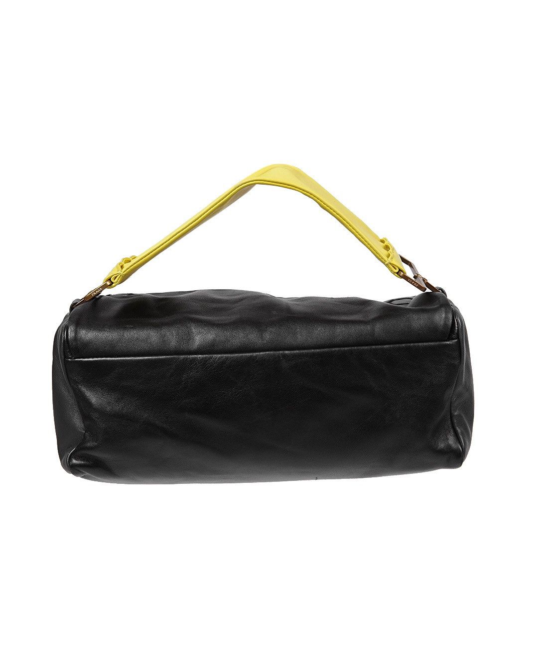 Prada Prada S/S2001 Leather Rectangle Bag in Black/Yellow Size ONE SIZE - 5 Thumbnail