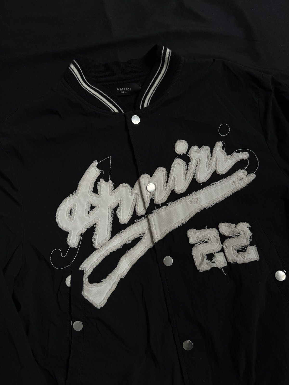 Amiri Amiri Old English Varsity Bomber Jacket Size US L / EU 52-54 / 3 - 2 Thumbnail