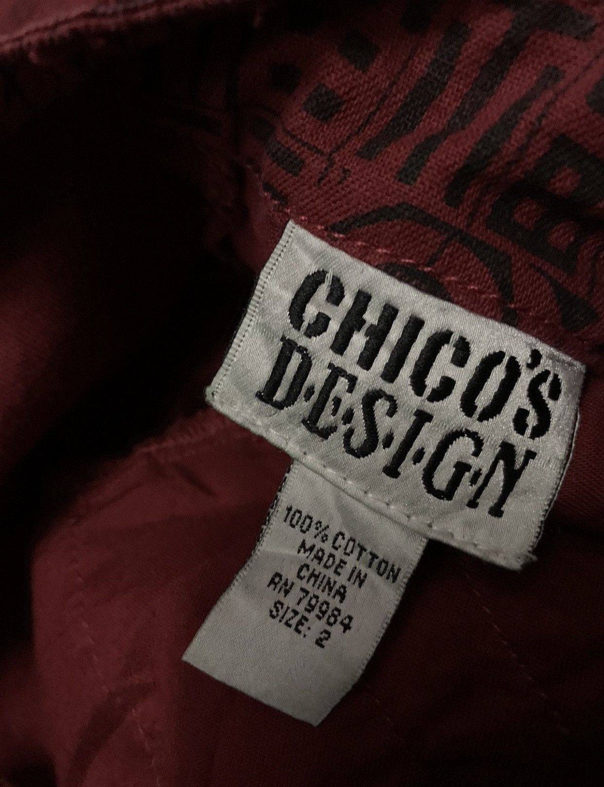 Chicos Vtg Chicos Design Art Pant Size 32" / US 10 / IT 46 - 5 Thumbnail